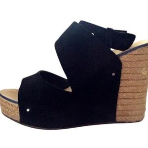 See By Chloe Suede Espadrille Wedge Sandals